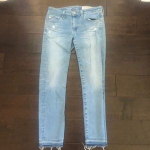 AG stilt crop cigarette jeans